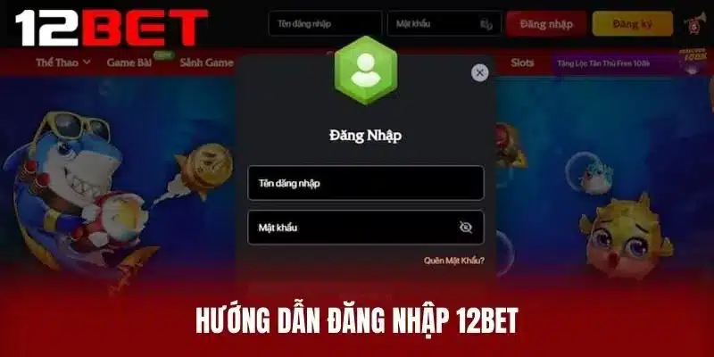 Hướng Dẫn Đăng Nhập 12BET