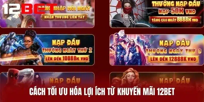 Cách Tối Ưu Hóa Lợi Ích Từ Khuyến Mãi 12BET